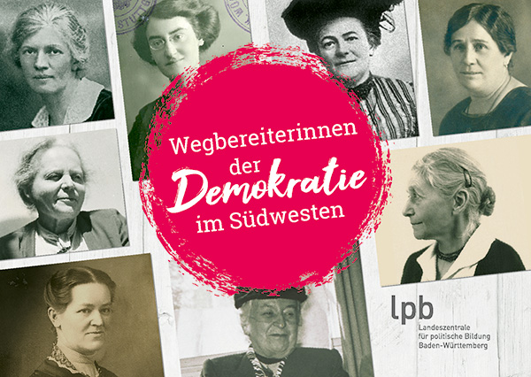 Postkartenset Wegbereiterinnen der Demokratie im Südwesten