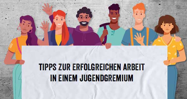 Tipps zur erfolgreichen Arbeit in einem Jugendgremium. Grafik: Gruppe junger Menschen | IStock