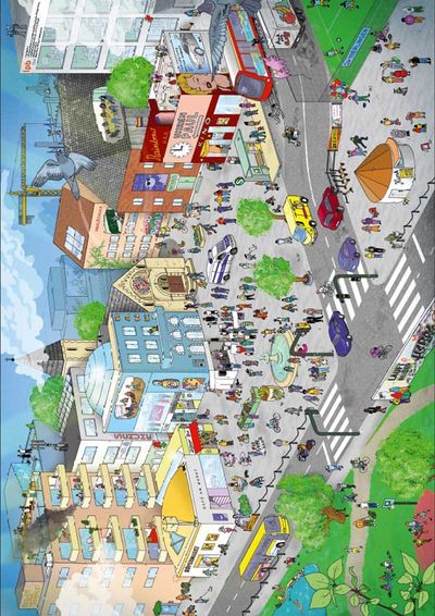 Poster: Wimmelbild