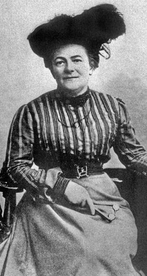 Aufnahme der Frauenrechtlerin Clara Zetkin.