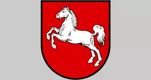 Wappen von Niedersachsen.