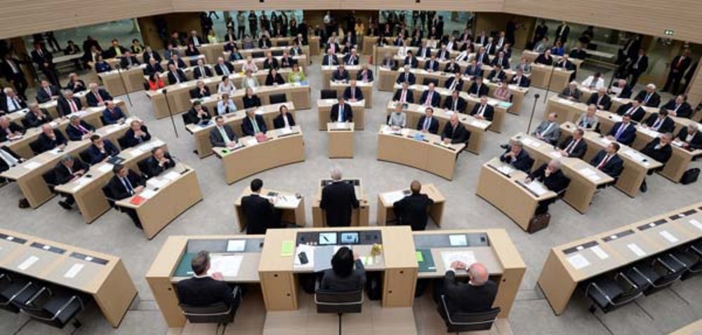 Plenarsitzung im Landtag Baden-Württemberg.