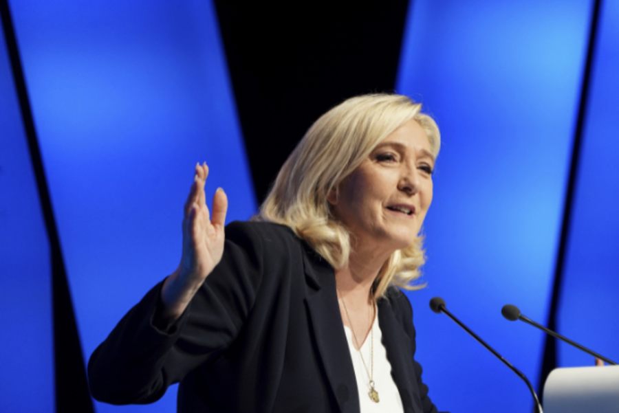 Marine Le Pen. Foto: picture alliance / ASSOCIATED PRESS | Laurent Cipriani.