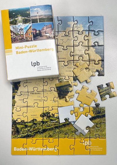 Mini-Puzzle BW (30 Stück)