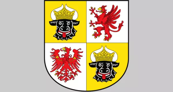 Wappen von Mecklenburg-Vorpommern (Foto: Wikimedia / gemeinfrei)