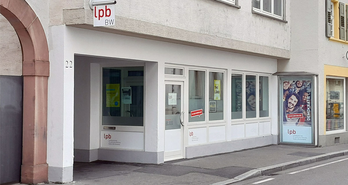 LpB-Außenstelle Heidelberg. Außenansicht 2023. Foto: LpB