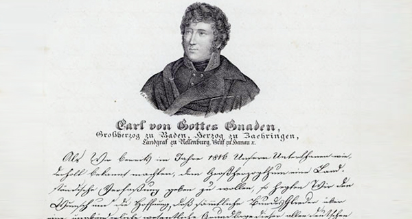 22. August 1818: Badische Verfassung