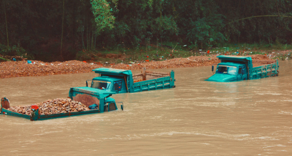 17 Milliarden US-Dollar an Schäden verursachte das Hochwasser in China während des Sommermonsums 2020. Foto: Jéan Béller, unsplash.com, BN5tccq1qYk