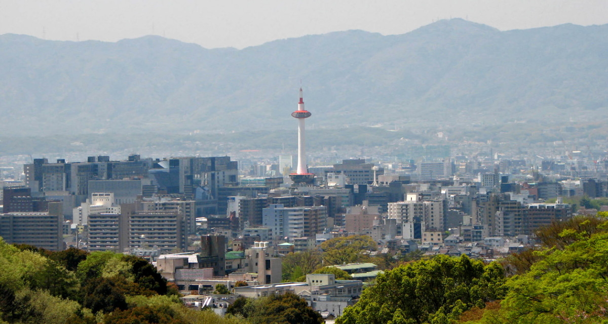 Die japanische Stadt Kyoto, der Verhandlungsort des nach ihr benannten Klimaschutz-Protokolls.