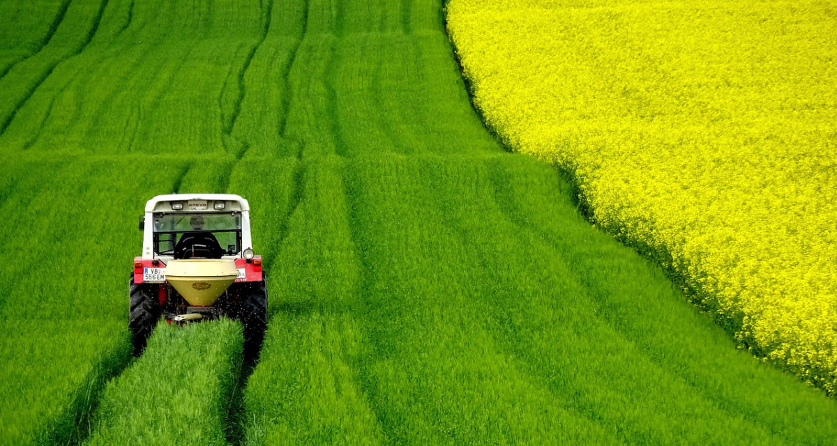 Traktor im Feld. Foto: pixabay | wurliburli