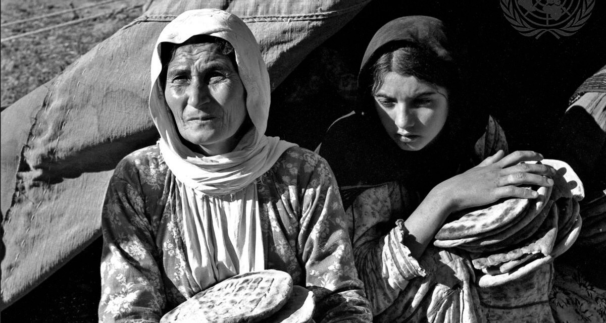 Palästinensische Flüchtlinge 1948 in Damaskus, Syrien. Foto: UN Photo