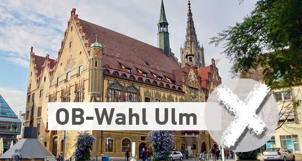 OB-Wahl Ulm, Dezember 2023. Rathaus Ulm. Foto: Adobe Stock | Joaquin