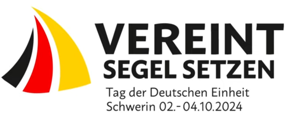 2024 richtet die Landeshauptstadt Schwerin die offiziellen Feierlichkeiten zum Tag der deutschen Einheit unter dem Motto "Vereint Segel setzen" aus. 