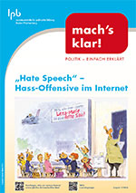 Cover Mach's klar: Hate Speech.